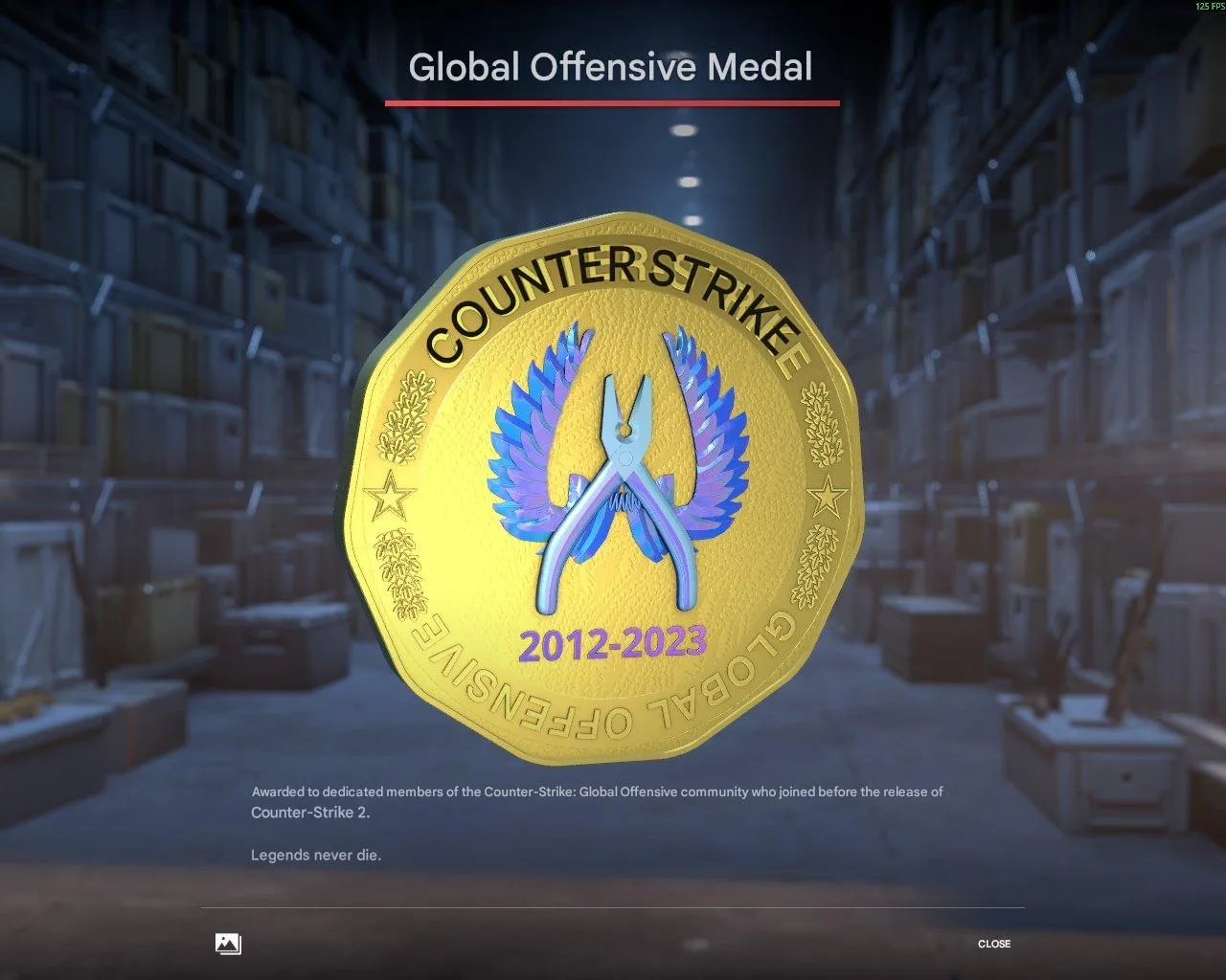 CS269  PRIME ENABLED | 900+ Hours | Operation Broken Fang Coin | Global Offensive Badge | 4 LVL STEAM | NATIVE MAIL